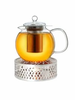 Besorgen 🔥 Kaffee- & Teegeschirr Creano 1x Teekanne 1.3l "Schnabel" Mit Edelstahlsieb Und 1x Edelstahl-Stövchen Günstig Kaufen 🌟