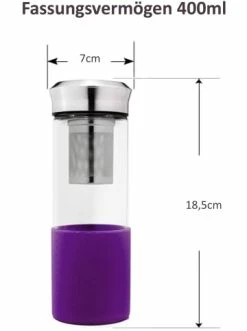 Brandneu 🌟 Gläser Creano 2er Set Creano "Teamaker" In Mint Und Lila, 400ml Günstig Kaufen 🧨 -Günstiges Creano Geschäft creano 2er set creano teamaker in mint und lila 400ml 4