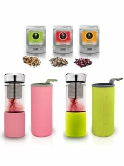 Beste Bewertungen von 🧨 Gläser Creano 2er Set Creano "Teamaker" Rosa & Grün, 400ml + 3x Kräuter/Früchte Tee MIX 180gr Günstig Kaufen 🌟