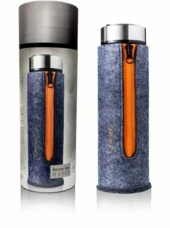 Großhandel 😉 Gläser Creano 2er Set Creano "Thermo-Teamaker" (Zipper Grün & Orange), 400ml Günstig Kaufen 🛒 -Günstiges Creano Geschäft creano 2er set creano thermo teamaker zipper grun and orange 400ml 6