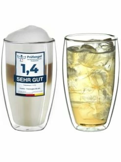 Blitzangebot ✨ Gläser Creano 2er Set Doppelwandgläser S-hoch, 400ml Günstig Kaufen 😀
