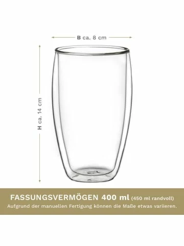 Blitzangebot ✨ Gläser Creano 2er Set Doppelwandgläser S-hoch, 400ml Günstig Kaufen 😀 8 Blitzangebot ✨ Gläser Creano 2er Set Doppelwandgläser S-hoch, 400ml Günstig Kaufen 😀 - Image 6
