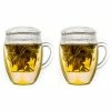 Angebote 🌟 Kaffee- & Teegeschirr Creano 2er Set: Teeglas "all-in-one" Mit Glasfilter - 400ml Günstig Kaufen 🔔