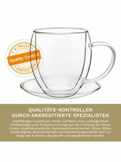 Beste Bewertungen von 🔔 Gläser Creano 2er Set Thermo-Tasse "Doppelwandtasse" Mit Untersetzer - 250ml Günstig Kaufen ✨ -Günstiges Creano Geschäft creano 2er set thermo tasse doppelwandtasse mit untersetzer 250ml 3