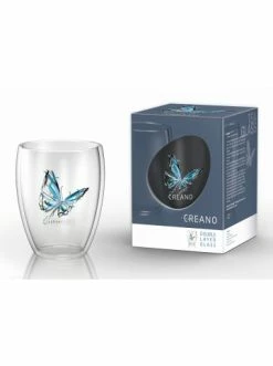 Bestpreis ⌛ Gläser Creano 2er Set Thermoglas "Colourfly" In Grün/Blau" - 250ml Günstig Kaufen ✔️ -Günstiges Creano Geschäft creano 2er set thermoglas colourfly in grun blau 250ml 2