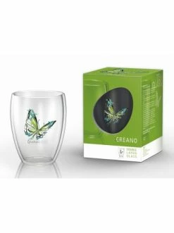 Bestpreis ⌛ Gläser Creano 2er Set Thermoglas "Colourfly" In Grün/Blau" - 250ml Günstig Kaufen ✔️ -Günstiges Creano Geschäft creano 2er set thermoglas colourfly in grun blau 250ml 3
