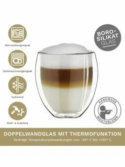 Brandneu 🎉 Gläser Creano 2er Set Thermoglas Dg-b "Doppelwandglas" - 400ml Günstig Kaufen 🎉 -Günstiges Creano Geschäft creano 2er set thermoglas dg b doppelwandglas 400ml 2