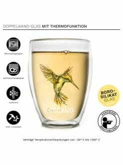 Bester Verkauf 👏 Gläser Creano 2er Set Thermoglas "Hummi" In Grün/Blau" - 250ml Günstig Kaufen ❤️ -Günstiges Creano Geschäft creano 2er set thermoglas hummi in grun blau 250ml 4