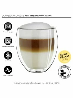 Billig 🤩 Kaffee- & Teegeschirr Creano 2tlg. Set: Doppelwandglas 400ml + Teeblume Günstig Kaufen 🎉 -Günstiges Creano Geschäft creano 2tlg set doppelwandglas 400ml teeblume 8