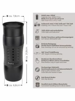 Beste Bewertungen von 🥰 Gläser Creano 2x Creano Travel-Mug 400ml Schwarz + Grün Isolierend Aus Edelstahl Günstig Kaufen 😉 15 Beste Bewertungen von 🥰 Gläser Creano 2x Creano Travel-Mug 400ml Schwarz + Grün Isolierend Aus Edelstahl Günstig Kaufen 😉 -Günstiges Creano Geschäft creano 2x creano travel mug 400ml schwarz grun isolierend aus edelstahl 6