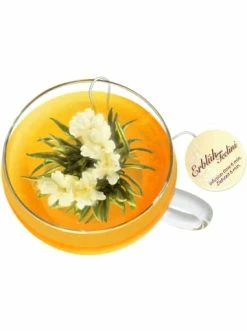 Auslauf 🌟 Kaffee- & Teegeschirr Creano 2x Teelini-Geschenkset - Grüner + Weißer Tee Mit Je 8 Teeblumen + Teeglas 200ml Günstig Kaufen ✔️ -Günstiges Creano Geschäft creano 2x teelini geschenkset gruner weisser tee mit je 8 teeblumen teeglas 200ml 4