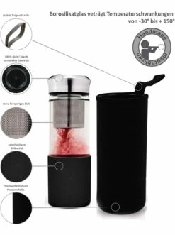 Neu ✨ Gläser Creano 3er Set Creano "Teamaker" In Rosa, Schwarz Und Grün, 400ml Günstig Kaufen 🤩 -Günstiges Creano Geschäft creano 3er set creano teamaker in rosa schwarz und grun 400ml 4