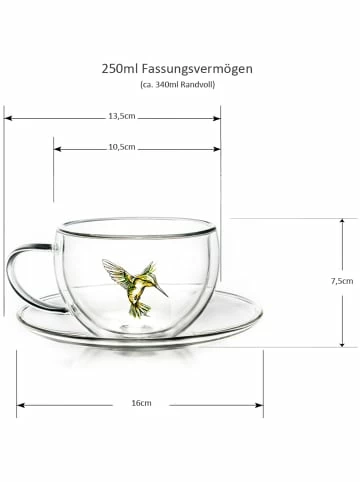 Schlussverkauf 🔥 Gläser Creano 3er Set Thermo-Tasse "Hummi"mit Untersetzer In Bunt - 250ml Günstig Kaufen 🎁 5 Schlussverkauf 🔥 Gläser Creano 3er Set Thermo-Tasse "Hummi"mit Untersetzer In Bunt - 250ml Günstig Kaufen 🎁 - Image 3