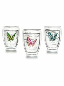 Besorgen ⭐ Gläser Creano 3er Set Thermoglas "Colourfly" In Bunt - 250ml Günstig Kaufen 🤩