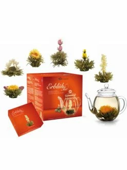 Billig 🔔 Kaffee- & Teegeschirr Creano 3x Teeblumen Geschenkset - 6x Grüner, 6x Weißer, 6x Mix Inkl. Teekannen 0.5l Günstig Kaufen 😀 -Günstiges Creano Geschäft creano 3x teeblumen geschenkset 6x gruner 6x weisser 6x mix inkl teekannen 0 5l 1