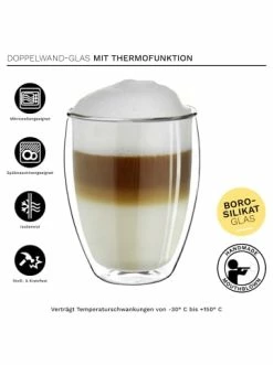 Angebote 👍 Gläser Creano 4er Set Doppelwandgläser 400ml Günstig Kaufen 👍 -Günstiges Creano Geschäft creano 4er set doppelwandglaser 400ml 1