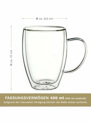 Bestes Angebot 💯 Gläser Creano 4er Set Doppelwandige Thermobecher Mit Henkel 400ml H-hoch Günstig Kaufen ✔️ 8 Bestes Angebot 💯 Gläser Creano 4er Set Doppelwandige Thermobecher Mit Henkel 400ml H-hoch Günstig Kaufen ✔️ - Image 6