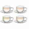 Am billigsten ⌛ Gläser Creano 4er-Set Thermo-Tasse "Tee-/Latte Macchiato Cappuccino" - 250ml Günstig Kaufen 🎁 -Günstiges Creano Geschäft creano 4er set thermo tasse tee latte macchiato cappuccino 250ml