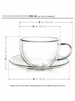 Am billigsten ⌛ Gläser Creano 4er-Set Thermo-Tasse "Tee-/Latte Macchiato Cappuccino" - 250ml Günstig Kaufen 🎁 -Günstiges Creano Geschäft creano 4er set thermo tasse tee latte macchiato cappuccino 250ml 2