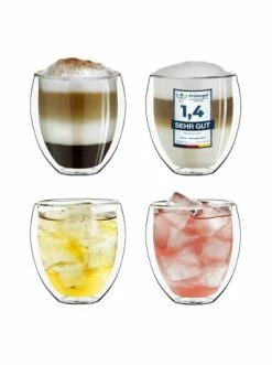 Top 10 🎁 Gläser Creano 4er Set Thermoglas Dg-b "Kaffeeglas/Teeglas" - 250ml Günstig Kaufen 🥰