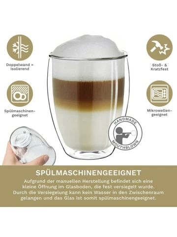 Schlussverkauf 🧨 Gläser Creano 4er Set Thermoglas Dg-h "Doppelwandglas" - 250ml Günstig Kaufen ⭐ 5 Schlussverkauf 🧨 Gläser Creano 4er Set Thermoglas Dg-h "Doppelwandglas" - 250ml Günstig Kaufen ⭐ - Image 3