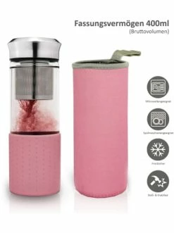 Brandneu 👏 Kaffee- & Teegeschirr Creano 4tlg Set: Teamaker Rosa 400ml + 3x 60 G Früchte-Kräuter-Tee Günstig Kaufen ✔️ -Günstiges Creano Geschäft creano 4tlg set teamaker rosa 400ml 3x 60 g fruchte krauter tee 2