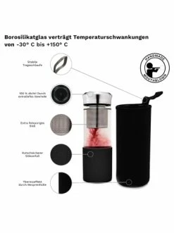 Billig 🧨 Kaffee- & Teegeschirr Creano 4tlg Set: Teamaker Schwarz 400ml + 3x 60 G Früchte-Kräuter-Tee Günstig Kaufen ✨ -Günstiges Creano Geschäft creano 4tlg set teamaker schwarz 400ml 3x 60 g fruchte krauter tee 3