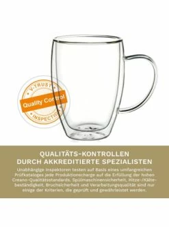 Billig 🧨 Gläser Creano 6er Set Doppelwandige Thermobecher Mit Henkel 250ml (320ml Randvoll) H-hoch Günstig Kaufen ✔️ -Günstiges Creano Geschäft creano 6er set doppelwandige thermobecher mit henkel 250ml 320ml randvoll h hoch 3
