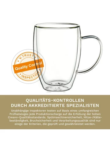 Am billigsten 👏 Gläser Creano 6er Set Doppelwandige Thermobecher Mit Henkel 400ml H-hoch Günstig Kaufen ✔️ 6 Am billigsten 👏 Gläser Creano 6er Set Doppelwandige Thermobecher Mit Henkel 400ml H-hoch Günstig Kaufen ✔️ - Image 4