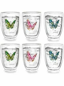 Bester Verkauf 😍 Gläser Creano 6er Set Thermoglas "Colourfly" In Bunt - 250ml Günstig Kaufen 🌟