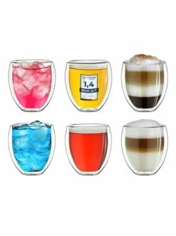 Am billigsten ⌛ Gläser Creano 6er Set Thermoglas Dg-b "Doppelwandglas" - 400ml Günstig Kaufen 💯