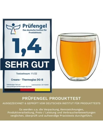 Billig ⭐ Gläser Creano 6er Set Thermoglas Dg-b "Kaffeeglas/Teeglas" - 250ml Günstig Kaufen 😍 7 Billig ⭐ Gläser Creano 6er Set Thermoglas Dg-b "Kaffeeglas/Teeglas" - 250ml Günstig Kaufen 😍 - Image 5