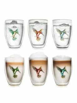 Am billigsten ✨ Gläser Creano 6er Set Thermoglas "Hummi" In Bunt - 250ml Günstig Kaufen ⌛