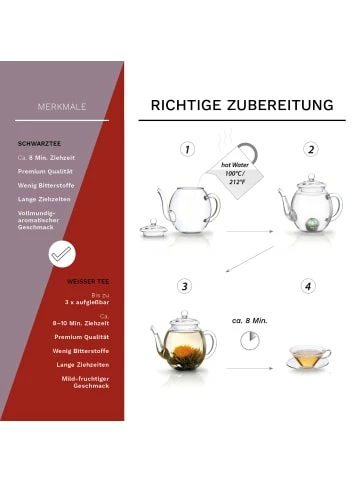 Beste Bewertungen von 😍 Kaffee- & Teegeschirr Creano 7tlg. Set: 6 Teeblumen "ErblühTee Weißer Und Schwarzer Tee" + 1 Teekanne 500ml Günstig Kaufen ✨ 6 Beste Bewertungen von 😍 Kaffee- & Teegeschirr Creano 7tlg. Set: 6 Teeblumen "ErblühTee Weißer Und Schwarzer Tee" + 1 Teekanne 500ml Günstig Kaufen ✨ - Image 4