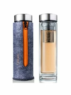 Budget 🔥 Gläser Creano Creano "Thermo-Teamaker" Mit Zipper In Orange, 400ml Günstig Kaufen 💯