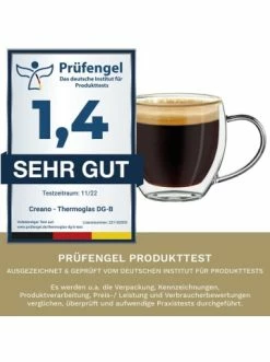 Billig 🌟 Gläser Creano Espressogläser Mit Henkel Doppelwandig 4er Set 100ml Art.442 Günstig Kaufen 👍 -Günstiges Creano Geschäft creano espressoglaser mit henkel doppelwandig 4er set 100ml art 442 4