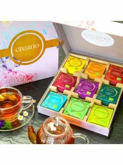 Blitzangebot 🎉 Lebensmittel Creano GESCHENK-BOX "Kräuter-Früchte -TEE" BIO 45 Teebeutel In 9 Sorten Günstig Kaufen 🤩 -Günstiges Creano Geschäft creano geschenk box krauter fruchte tee bio 45 teebeutel in 9 sorten 5