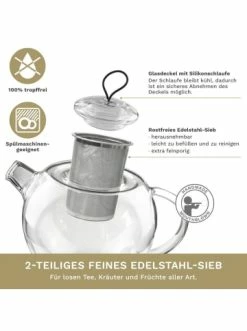 Top 10 🔔 Kaffee- & Teegeschirr Creano Glas Teekanne "Jumbo 1,0L" Aus Hitzebeständigem Glas Günstig Kaufen 🤩 11 Top 10 🔔 Kaffee- & Teegeschirr Creano Glas Teekanne "Jumbo 1,0L" Aus Hitzebeständigem Glas Günstig Kaufen 🤩 -Günstiges Creano Geschäft creano glas teekanne jumbo 1 0l aus hitzebestandigem glas 2