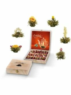 Schlussverkauf 🛒 Lebensmittel Creano Holzpräsentbox "12er ErblühTee Weißer Tee" Günstig Kaufen ✔️