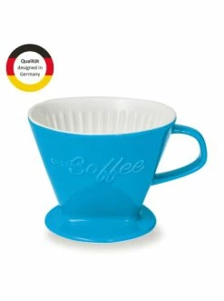 Bestpreis ⭐ Kaffee- & Teegeschirr Creano Porzellan Kaffee-Filter In Azurblau Günstig Kaufen 🛒