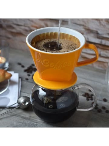 Rabatt ⌛ Kaffee- & Teegeschirr Creano Porzellan Kaffee-Filter In Safrangelb Günstig Kaufen 🛒 4 Rabatt ⌛ Kaffee- & Teegeschirr Creano Porzellan Kaffee-Filter In Safrangelb Günstig Kaufen 🛒 - Image 2