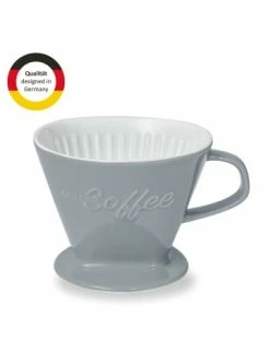 Bestpreis 🔥 Kaffee- & Teegeschirr Creano Porzellan Kaffee-Filter In Steingrau Günstig Kaufen 🌟