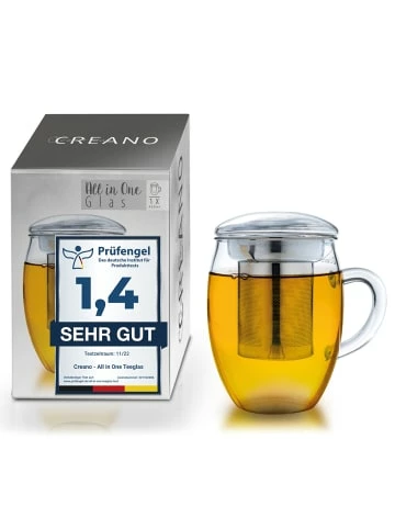Beste Bewertungen von ✔️ Kaffee- & Teegeschirr Creano Teeglas "all-in-one" Mit Edelstahlfilter - 400ml Günstig Kaufen 💯 3 Beste Bewertungen von ✔️ Kaffee- & Teegeschirr Creano Teeglas "all-in-one" Mit Edelstahlfilter - 400ml Günstig Kaufen 💯
