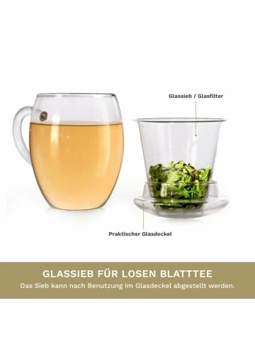 Top 10 ⌛ Kaffee- & Teegeschirr Creano Teeglas "all-in-one" Mit Glasfilter - 400ml Günstig Kaufen 🤩 5 Top 10 ⌛ Kaffee- & Teegeschirr Creano Teeglas "all-in-one" Mit Glasfilter - 400ml Günstig Kaufen 🤩 - Image 3