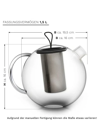 Bestes Angebot 🧨 Kaffee- & Teegeschirr Creano Teekanne 1.5l "Jumbo" Mit Edelstahlsieb Und 1x Edelstahl-Stövchen Günstig Kaufen 🛒 6 Bestes Angebot 🧨 Kaffee- & Teegeschirr Creano Teekanne 1.5l "Jumbo" Mit Edelstahlsieb Und 1x Edelstahl-Stövchen Günstig Kaufen 🛒 - Image 4