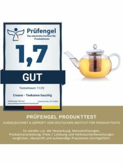 Schlussverkauf 🧨 Kaffee- & Teegeschirr Creano Teekanne "flach 1,6L" Aus Hitzebeständigem Glas Günstig Kaufen 😀 -Günstiges Creano Geschäft creano teekanne flach 1 6l aus hitzebestandigem glas 4