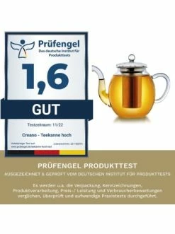 Am billigsten 🔔 Kaffee- & Teegeschirr Creano Teekanne "hoch 1,5L" Aus Hitzebeständigem Glas Günstig Kaufen 🌟 13 Am billigsten 🔔 Kaffee- & Teegeschirr Creano Teekanne "hoch 1,5L" Aus Hitzebeständigem Glas Günstig Kaufen 🌟 -Günstiges Creano Geschäft creano teekanne hoch 1 5l aus hitzebestandigem glas 4