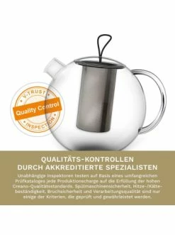 Brandneu ⌛ Kaffee- & Teegeschirr Creano Teekanne "Jumbo 1,5L" Aus Hitzebeständigem Glas Günstig Kaufen 😀 -Günstiges Creano Geschäft creano teekanne jumbo 1 5l aus hitzebestandigem glas 3
