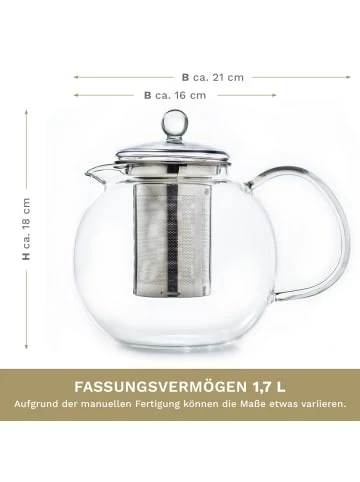 Bester Verkauf 👍 Kaffee- & Teegeschirr Creano Teekanne "Schnabel 1,7L" Aus Hitzebeständigem Glas Günstig Kaufen 🔔 8 Bester Verkauf 👍 Kaffee- & Teegeschirr Creano Teekanne "Schnabel 1,7L" Aus Hitzebeständigem Glas Günstig Kaufen 🔔 - Image 6