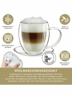 Top 10 ✔️ Gläser Creano Thermo-Tasse "Doppelwandtasse" Mit Untersetzer - 400ml Günstig Kaufen ✔️ -Günstiges Creano Geschäft creano thermo tasse doppelwandtasse mit untersetzer 400ml 2